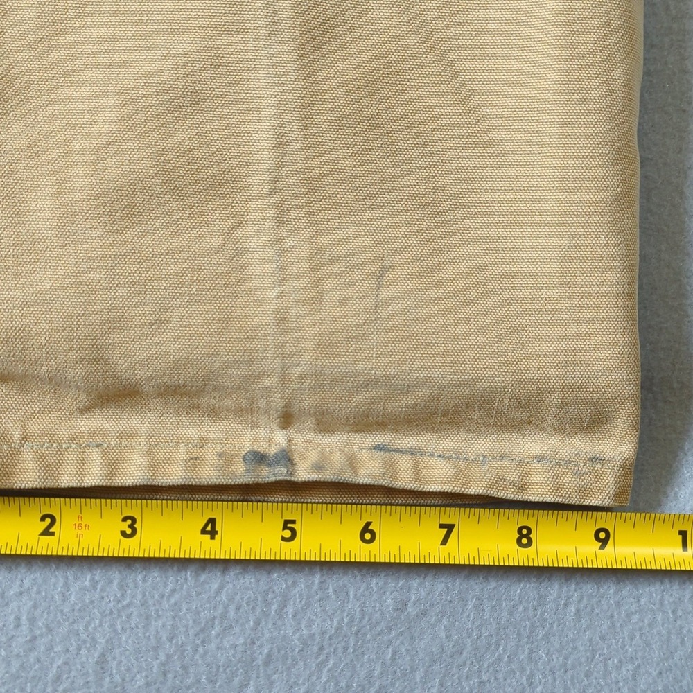 Carhartt Double Knee Logger Pants Tan Firm Canvas Workwear 38x31 Vintage Patina - Picture 12 of 12